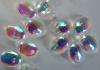 Petal Clear Crystal AB 00030-28701 Czech Glass Bead x 50